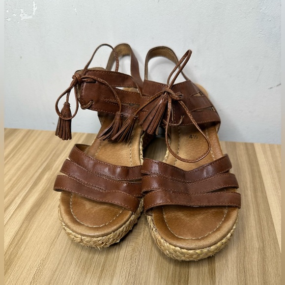 Gabor Women’s Strappy Wedge Sandals Sz Us 7 UK 4 1/2 - Picture 2 of 16